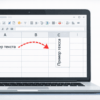 Инструмент поворота текста в ячейках таблицы LibreOffice Calc.