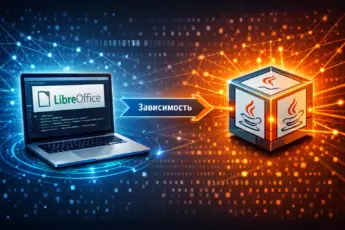 Схема зависимости Java Runtime Environment от LibreOffice для выполнения кода